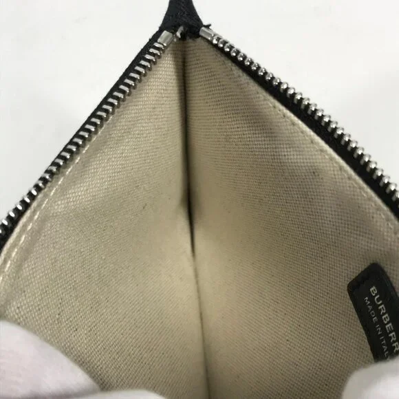 BURBERRY 8037549 Logo LOVE Makeup pouch coin purse Clutch bag Pouch Unused - Picture 13 of 14